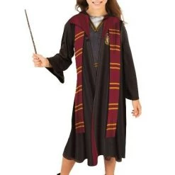 Rubies Deerfield Harry Potter Hermione Hooded Robe Deluxe AU Book Week Girls Costume Costumes