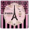 Balloon Agencies Day In Paris 17cm Square Plate 8pk Party Supplies
