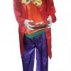 Unbranded Animated Life Size Scary Clown Motion Sound Activated Drops Head Halloween Prop