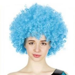 JD Party Fancy Dress Up Costume Party Afro Wig Curly Cosplay Funk Disco Halloween Clown