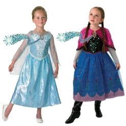 Rubies Deerfield Disney Frozen Ana And Queen Elsa Musical Light Up Size Small 4-6 Girls Costume Costumes