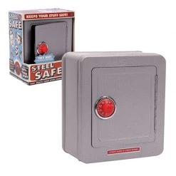 Schylling Steel Safe Steel Bank With Alarm My Secret Safe Kids Toys Home & Garden