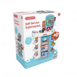 ATD Home & Garden Casdon Little Shopper Supermarket Cash Register Shopping Trolley PretendPlay Toy