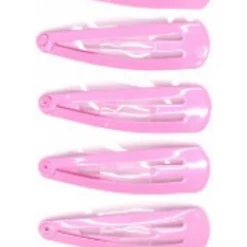 JD 10 X Non-Slip Hair Clips 5cm Metal Baby Girls Toddlers Kids Women Many Colours