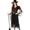 Rubie's Witch Of Darkness Golden Web Elegant Witch Halloween Ladies Costume