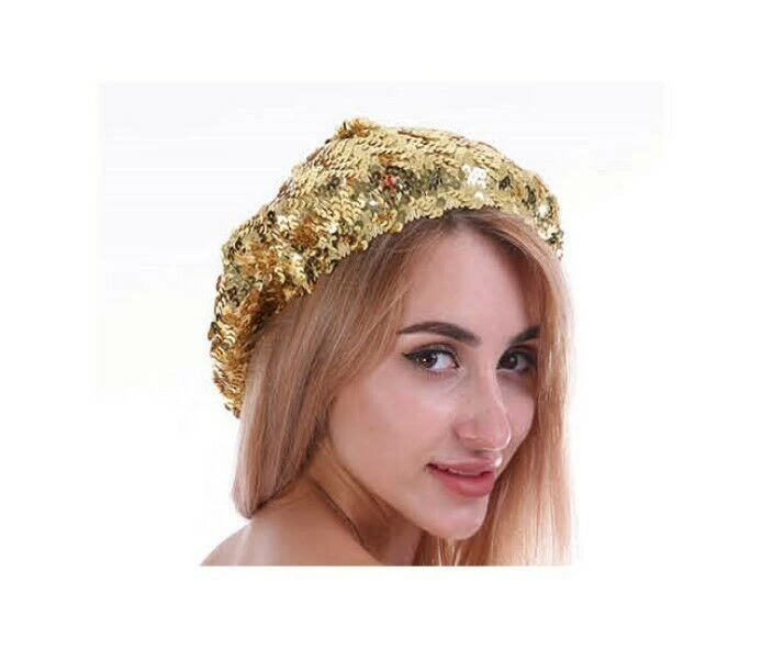 JD Costume Accessories 1 Ladies Girls French 70s Costume Party Dance Disco SEQUINED SEQUINS Hat BERET 10 JD Costume Accessories 1 Ladies Girls French 70s Costume Party Dance Disco SEQUINED SEQUINS Hat BERET