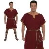 Balloon Agencies Egyptian Roman Greek Burgundy Spartan Tunic Men's Costume Costumes