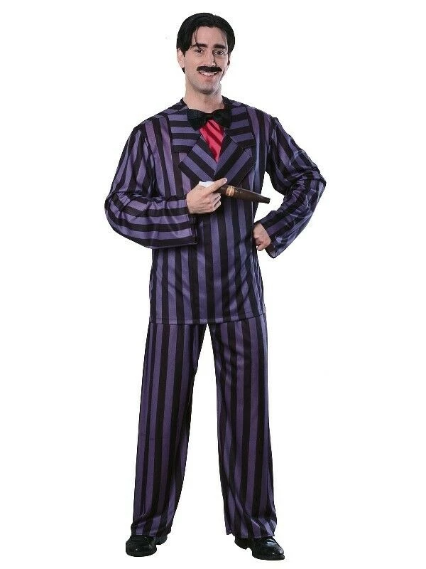 Rubie's The Addams Family Gomez Deluxe Mens Costume Wig And Moustache Costumes 2 Rubie's The Addams Family Gomez Deluxe Mens Costume Wig And Moustache Costumes