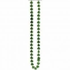 Balloon Agencies St Patrick's Day Green Beads Shamrock Irish Chain Necklace Bracelet Costume Accessories
