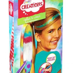 BIG W Colour & Design Your Own Hair Extensions Budding Hairdressers Girls Craft Kit