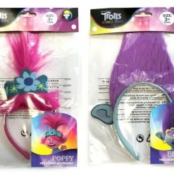 Rubies Trolls World Tour Branch Pop Poppy Headband Crown With Hair Girls Accessory