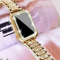 Elegancensplendour Rhinestone Apple Watch Band Bracelet & Diamante Glass Screen Protector 15 Elegancensplendour Rhinestone Apple Watch Band Bracelet & Diamante Glass Screen Protector