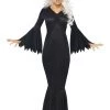 Smiffy's Elvira Morticia Midnight Vamp Ladies Halloween Costume Halloween Costumes