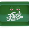 Unbranded Home & Garden F*CK IM HIGH Ganja Weed Marijuana Rolling Case Rolling Tray Tobacco Herb