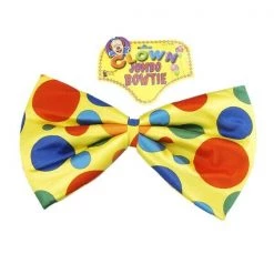 Tomfoolery Plastic Horn Polka Dot Derby Jumbo Nose Bow And Long Tie Clown Accessory Costume Accessories
