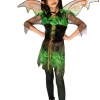 Rubies Evil Elf Girls Halloween Costume Wings & Headband Size 8-10 Christmas Kids Costume