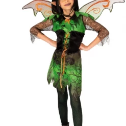 Rubies Evil Elf Girls Halloween Costume Wings & Headband Size 8-10 Christmas Kids Costume