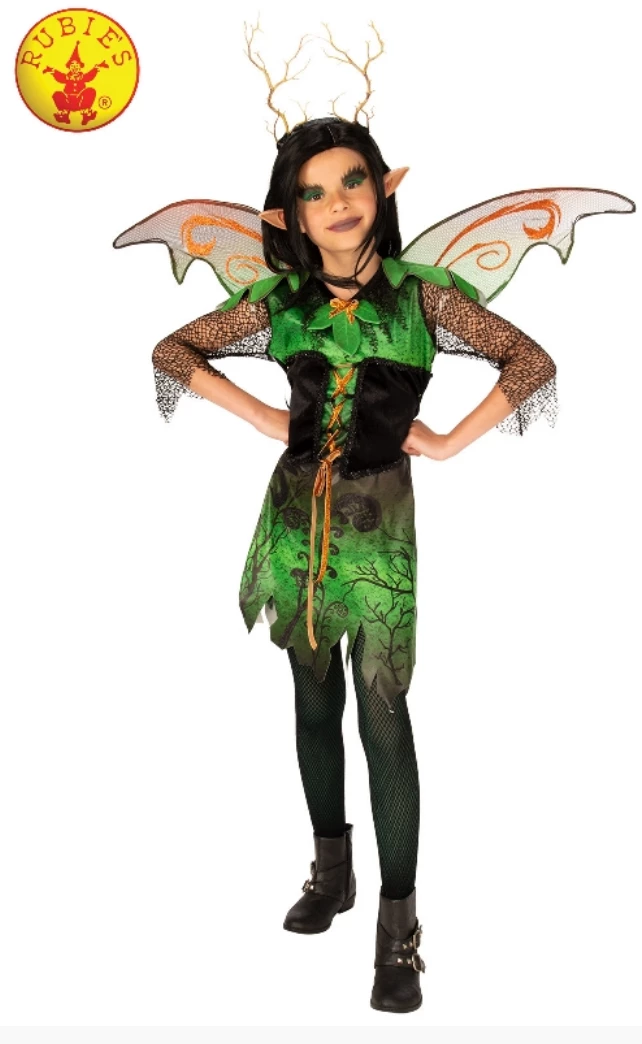Rubies Evil Elf Girls Halloween Costume Wings & Headband Size 8-10 Christmas Kids Costume 1 Rubies Evil Elf Girls Halloween Costume Wings & Headband Size 8-10 Christmas Kids Costume