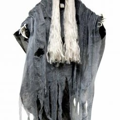 Fun World Animated Head Dropping Reaper Scary Laugh & Flashing Eyes Halloween Prop