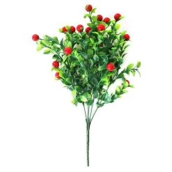 JD Party 6pc Little Cherry Fruit Tree Branch Christmas Ornament Home Decoration Christmas Decorations