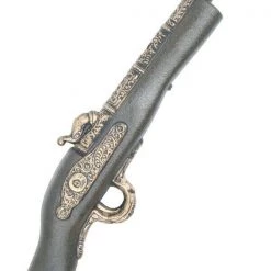 Unbranded Costume Accessories Caribbean Pirate Plastic Diecast Pirate Pistol Costume Accessory