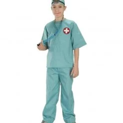 Tomfoolery Chief Surgeon Surgical Scrubs Doctor Boys Girls Costume