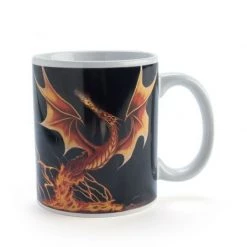 MDI Australia Coffee Ceramic Mug Novelty Tea Cup Mystical Mug Dragon Mystical Fairy Mug Home & Garden