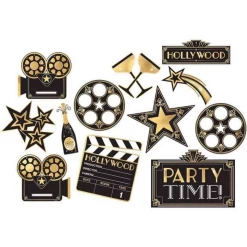 Balloon Agencies Glitz & Glam VIP Hollywood Cardboard Cutouts Party Decorations Party Supplies