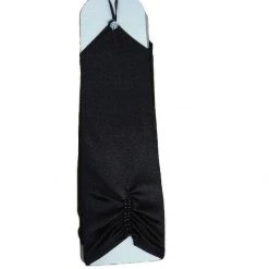 Aussie Toys Formal Wedding 20s Flapper Fingerless Long Satin Beaded Gloves White Black Red Costume Accessories