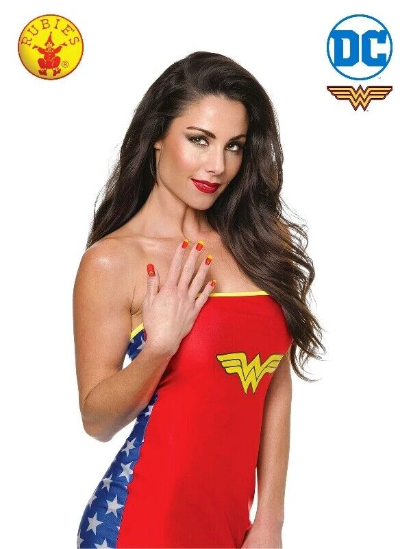 Rubies Licensed Wonder Woman Costume Cape Boots Gauntlets Light Up Lasso Tiara 9 Rubies Licensed Wonder Woman Costume Cape Boots Gauntlets Light Up Lasso Tiara