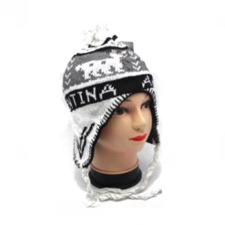JD Party Costume Accessories Fashionable Beanie Hat With Strings Assorted Designs Ladies Knitted Beanie
