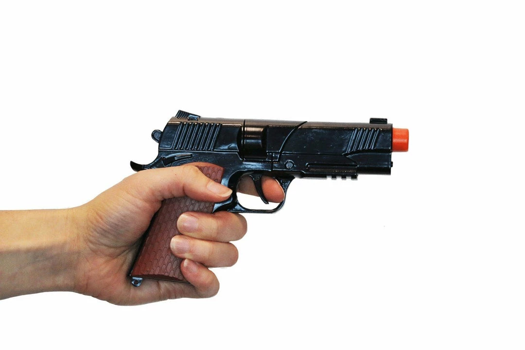 Sweidas Police Pistol Gun Silver Or Black Diecast Cap Costume Toy Gun Gangster Cowboy 2 Sweidas Police Pistol Gun Silver Or Black Diecast Cap Costume Toy Gun Gangster Cowboy