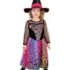Rubie's Halloween Costumes Rainbow Colour Magic Pumpkin Radiant Witch Halloween Girls Costume