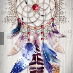 MDI Australia Boho Dream Catcher Mandala Canvas Wall Art Prints Home Decor 70cm X 50cm Home & Garden