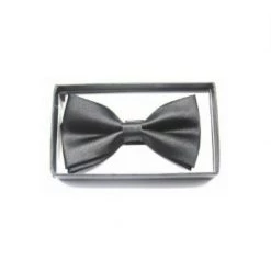 JD Party Mens Silk Satin Plain Tuxedo Solid Bow Tie Formal Wedding Bowtie Necktie Ties