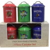 Set Of Three Australian Heritage Icons Canisters Arnotts Bushells Rosella MULTI