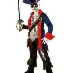 Rubie's Black Captain Bones Pirate Book Week Halloween Boys Costumes Sword