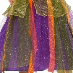 Rubie's Halloween Costumes Rainbow Colour Magic Pumpkin Radiant Witch Halloween Girls Costume