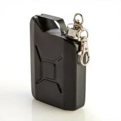 MDI Australia Black Mini Jerry Can Flask Keyring