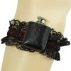 Tomfoolery Costume Accessories Roaring 20's Gangster Girl Garter And Flask Costume Accessory