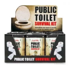 Williamvalentine Archie McPhee PUBLIC TOILET SURVIVAL KIT A Funny Practical Novelty Brand New