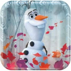 Balloon Agencies Disney Frozen 2 17cm Square Plates Pack Of 8 Tableware Party Supplies