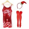 JD Party Merry Christmas Mrs Claus Santa Ladies Costume Kit