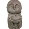 MAL Large 35cm Japanese "Jizo" Divinity Garden Ornament Statue Figurine Sculpture Home & Garden