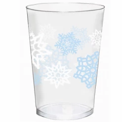 Balloon Agencies Christmas Party Supplies Tumblers Christmas Snowflakes 295ml Plastic Cups Pack Of 40 Party Supplies