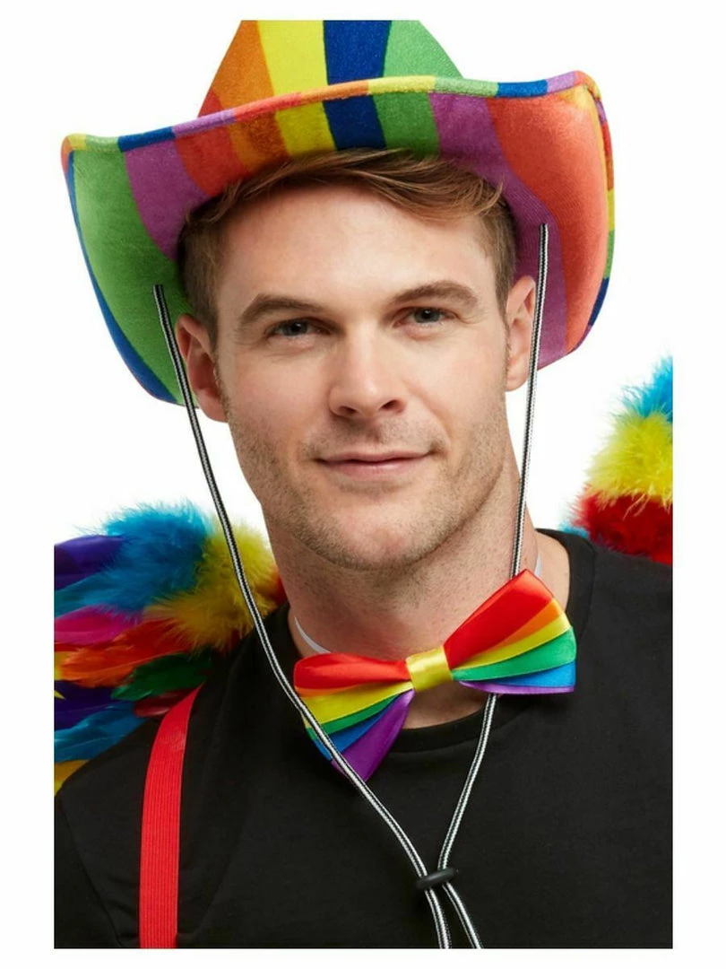 Smiffys Costume Accessories Pride Rainbow Hat Sash Tie Costume Accessory 4 Smiffys Costume Accessories Pride Rainbow Hat Sash Tie Costume Accessory