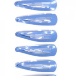 JD 10 X Non-Slip Hair Clips 5cm Metal Baby Girls Toddlers Kids Women Many Colours