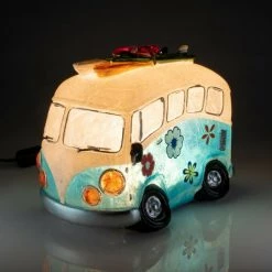 MDI Vehicle Truck Blue Combi Motorcycle Bus LED Night Light Bedside Table Lamp Home & Garden