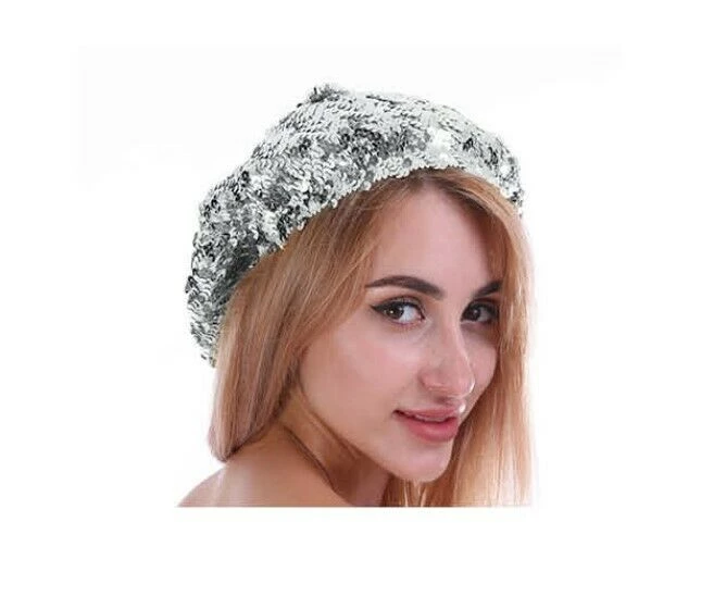 JD Costume Accessories 1 Ladies Girls French 70s Costume Party Dance Disco SEQUINED SEQUINS Hat BERET 2 JD Costume Accessories 1 Ladies Girls French 70s Costume Party Dance Disco SEQUINED SEQUINS Hat BERET