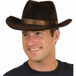 Balloon Agencies Costume Accessories Flocked Cowboy Men's Hat